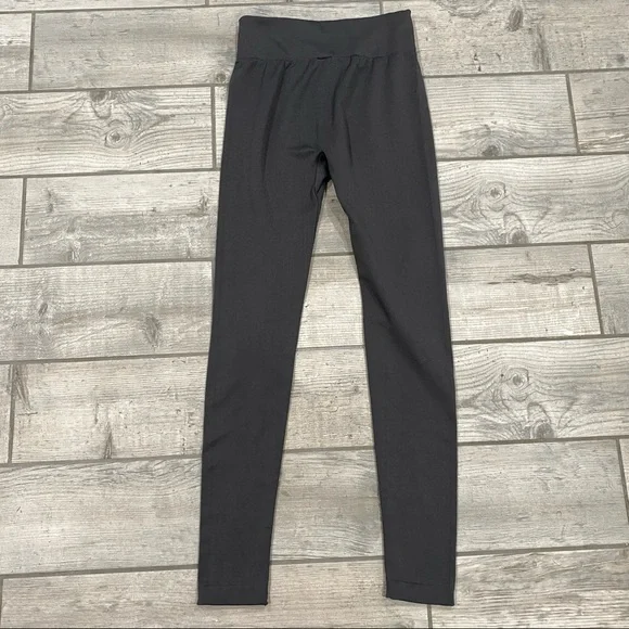 *Lowest possible price* | Dark Gray High Waisted New Mix Leggings - Picture 8 of 11